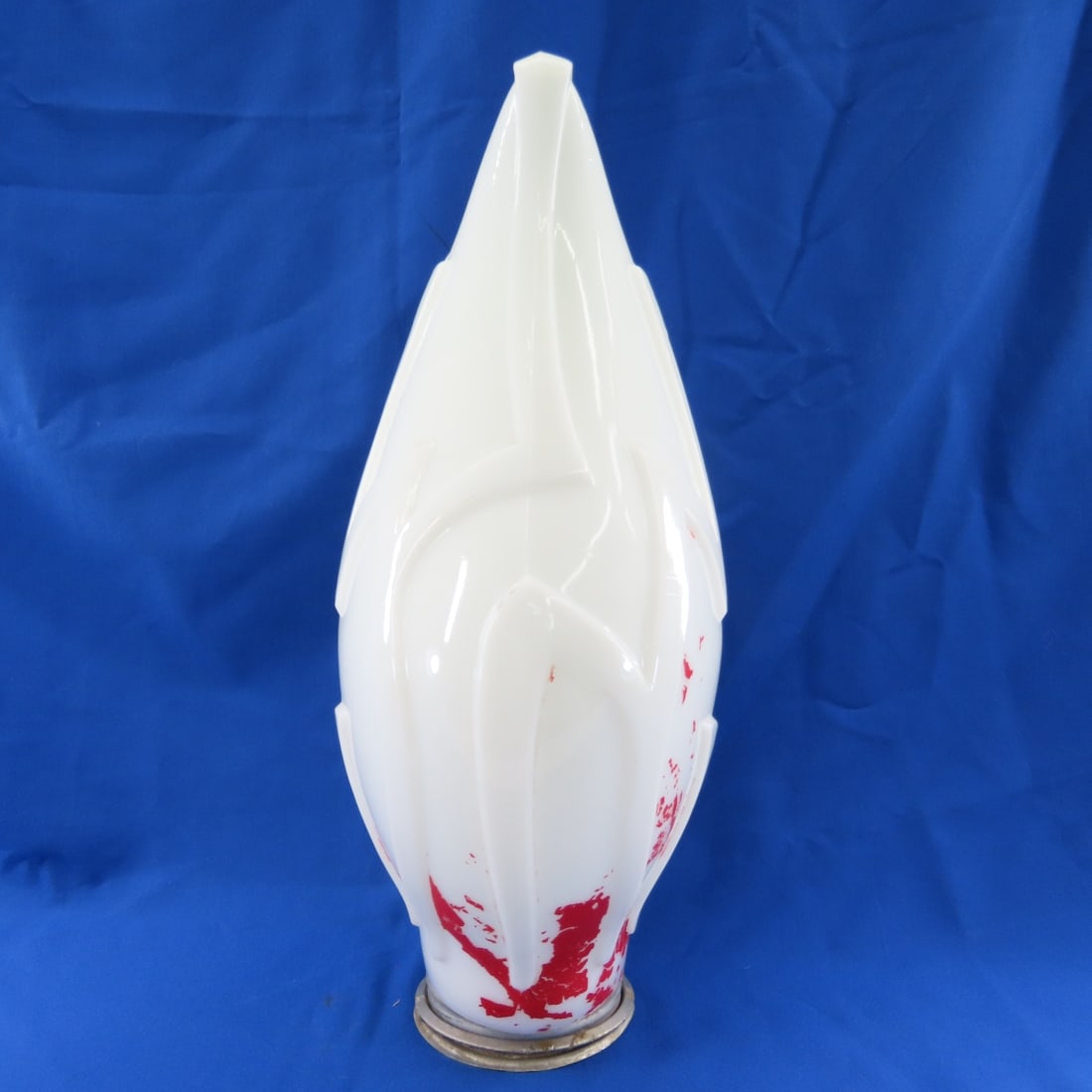Vintage Standard Oil Milk Glass Gas Pump Globe - 3
