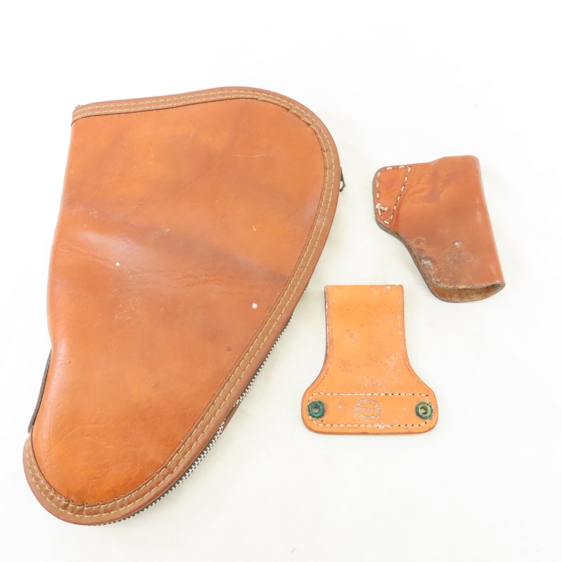 7 Leather Holsters and 2 Gun Bags - 18
