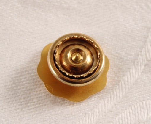 Gold NW Bell 10K Pin 3 Grams Total Weight - 2