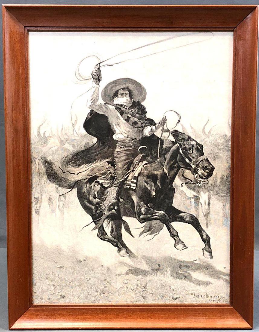 "Toro Toro California Vaquero", Frederic Remington, (1 of 7)