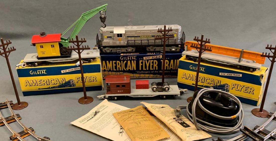 1940's-50's American Flyer O scale main line freight (1 of 7)