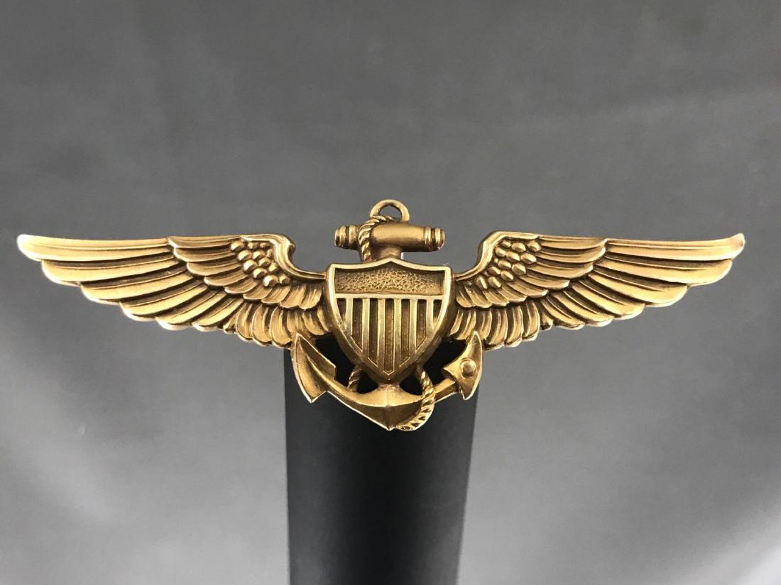 World War II Naval Air Force 10k gold wings (1 of 4)