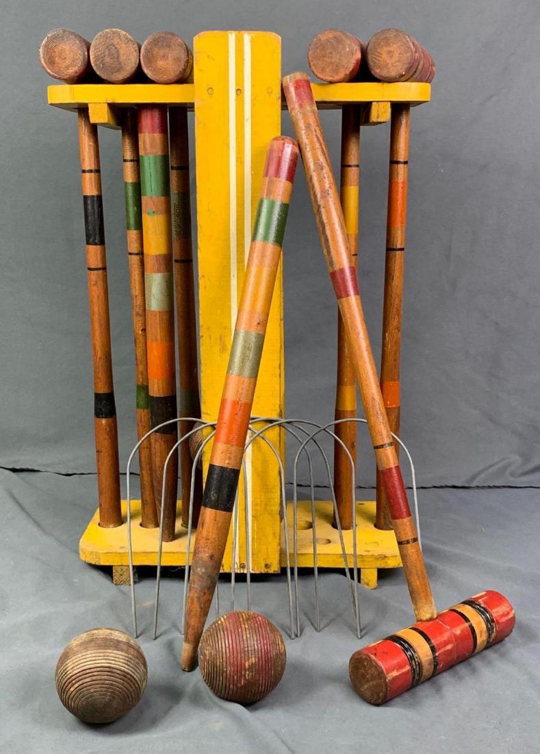 Antique Croquet Set (1 of 6)