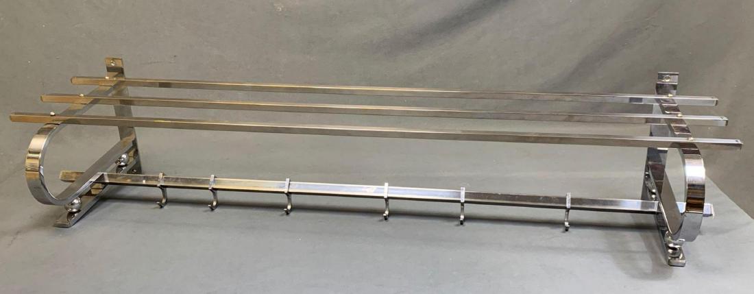 Bauhaus Chrome Bar Hat and Coat Rack, German or (1 of 5)