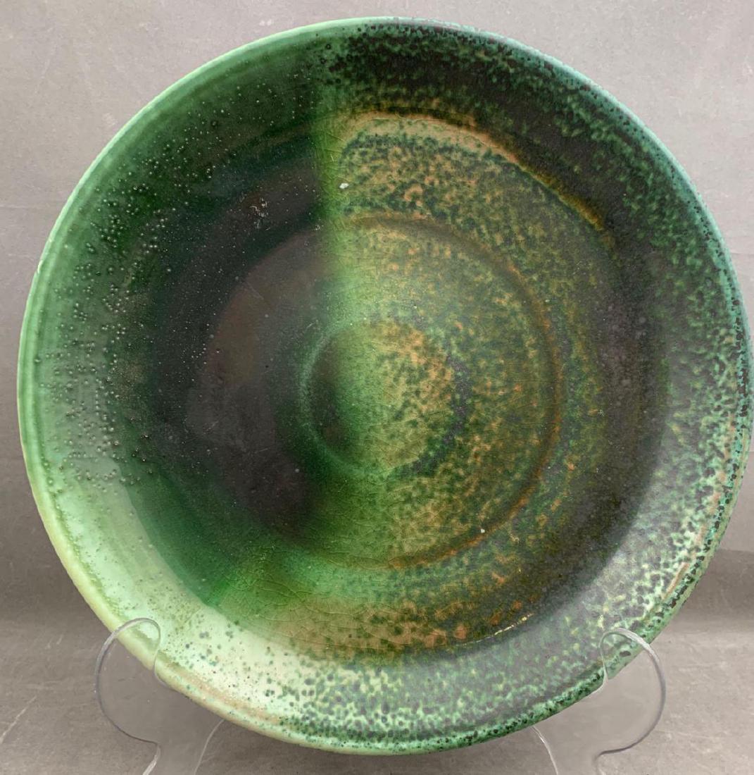 Glenn Burris, Mid Century Studio Art Pottery Charger (1 of 3)