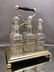 Antique English Silverplate Cruet Set - 3