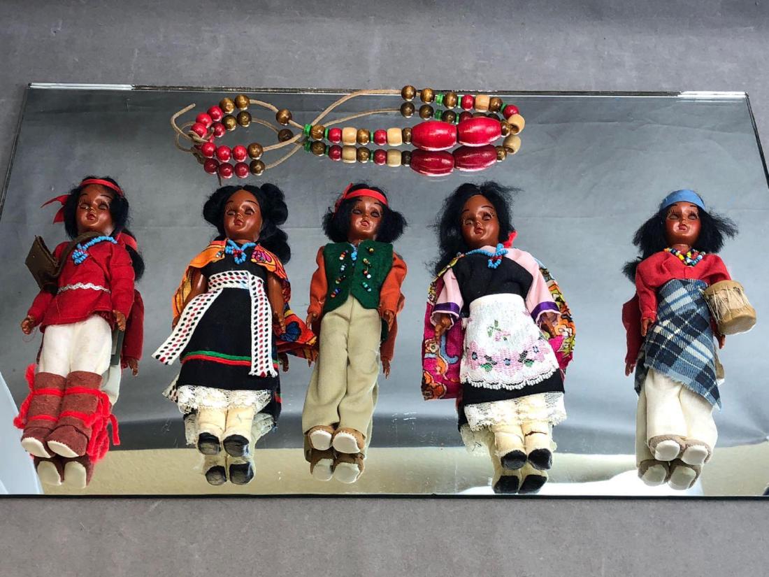 Lot of 5 Navajo Yazzi Dolls (1 of 20)