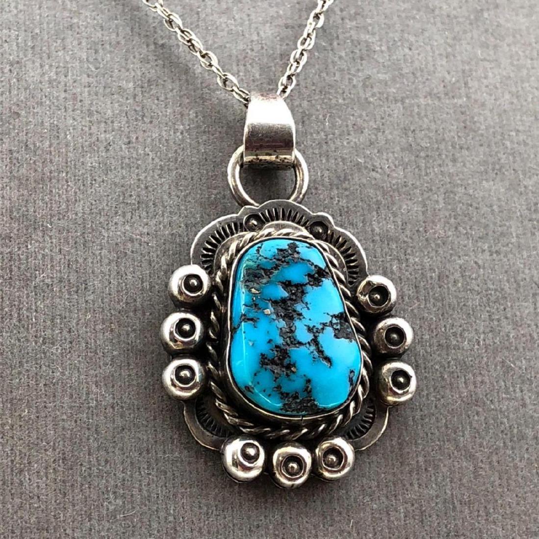 Melvin Francisc, Navajo Turquoise and Sterling Silver (1 of 10)