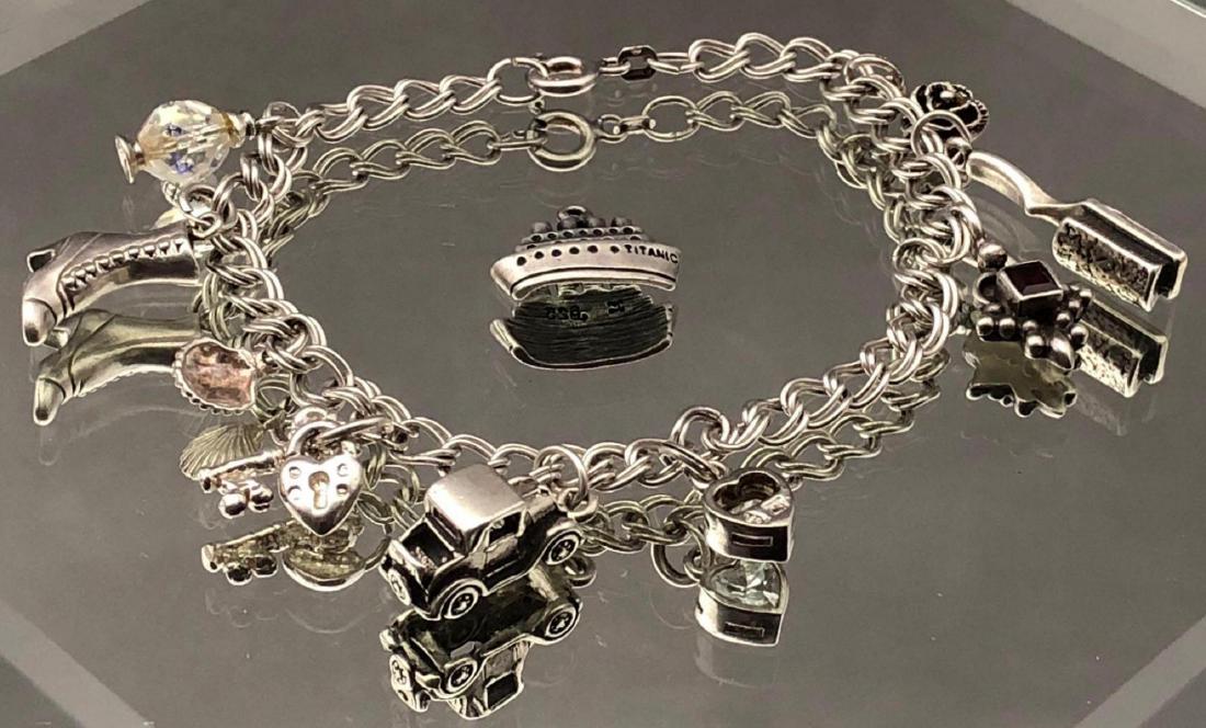 Sterling Silver Charm Bracelet (1 of 8)