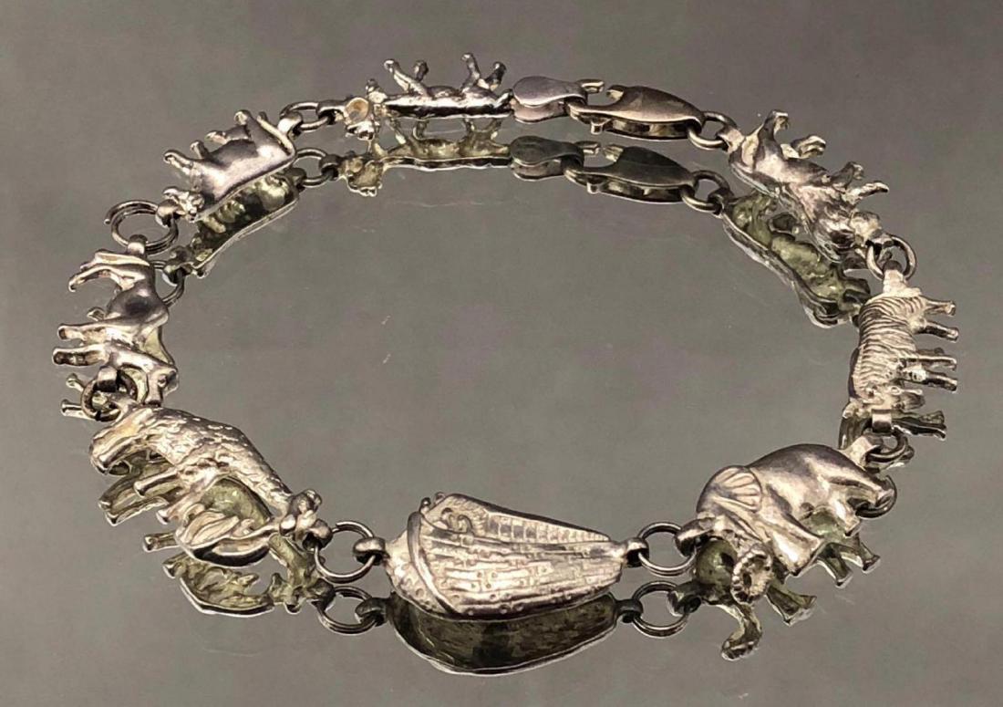 Noah's Ark Sterling Charm Bracelet (1 of 8)