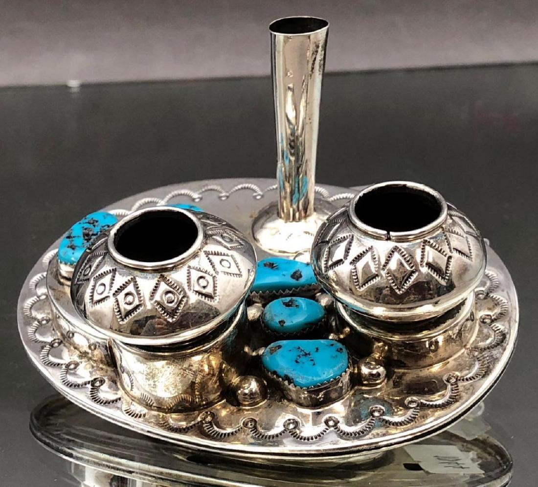 Tommy Moore, Navajo, Sterling and Kingman Turquoise (1 of 9)