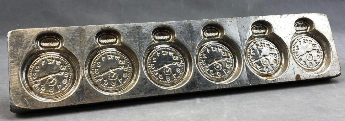 Pocket Watch Single Form Chocolate Mold, ca. 1930's, (1 of 8)
