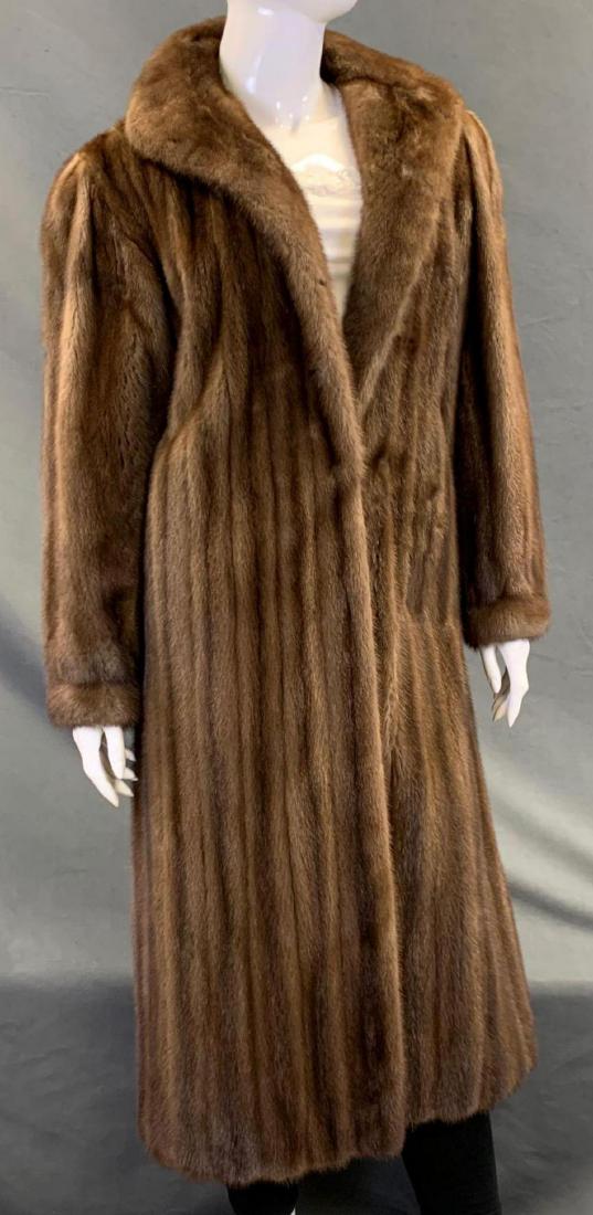 Vintage Oscar de la Renta Long Mink Fur Coat (1 of 11)