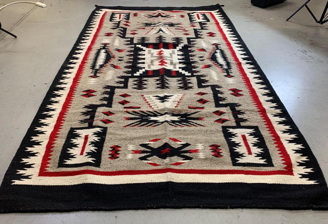 Southwestern Storm Pattern 100% Wool Rug (1 of 10)