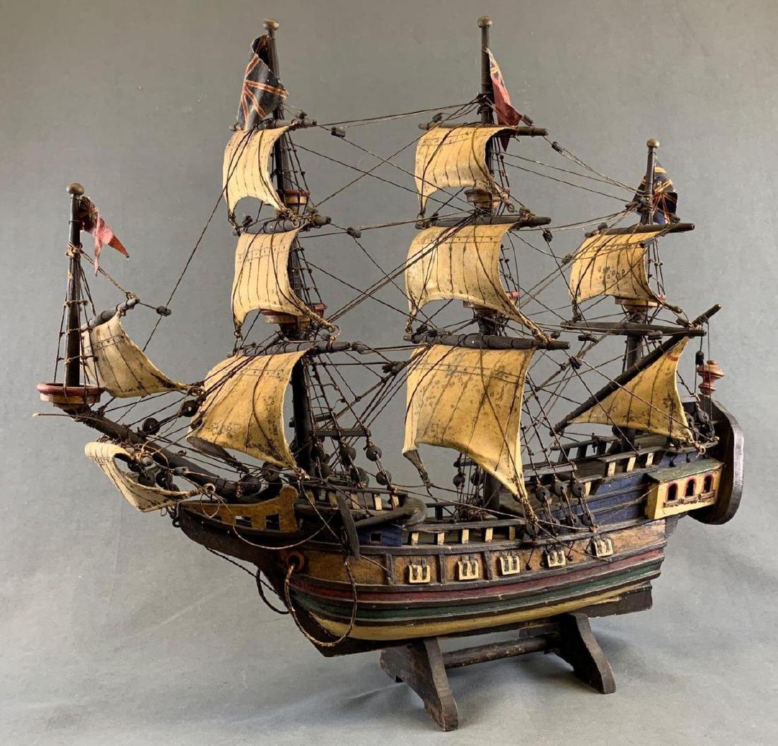 19th Century Model Ship, "Mayflower" (1 of 15)