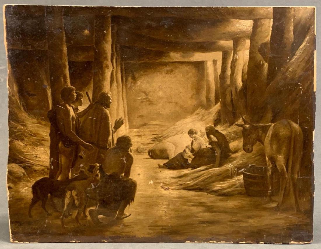 J.B. Stetson, American Tonalist School, Nativity Scene, (1 of 4)