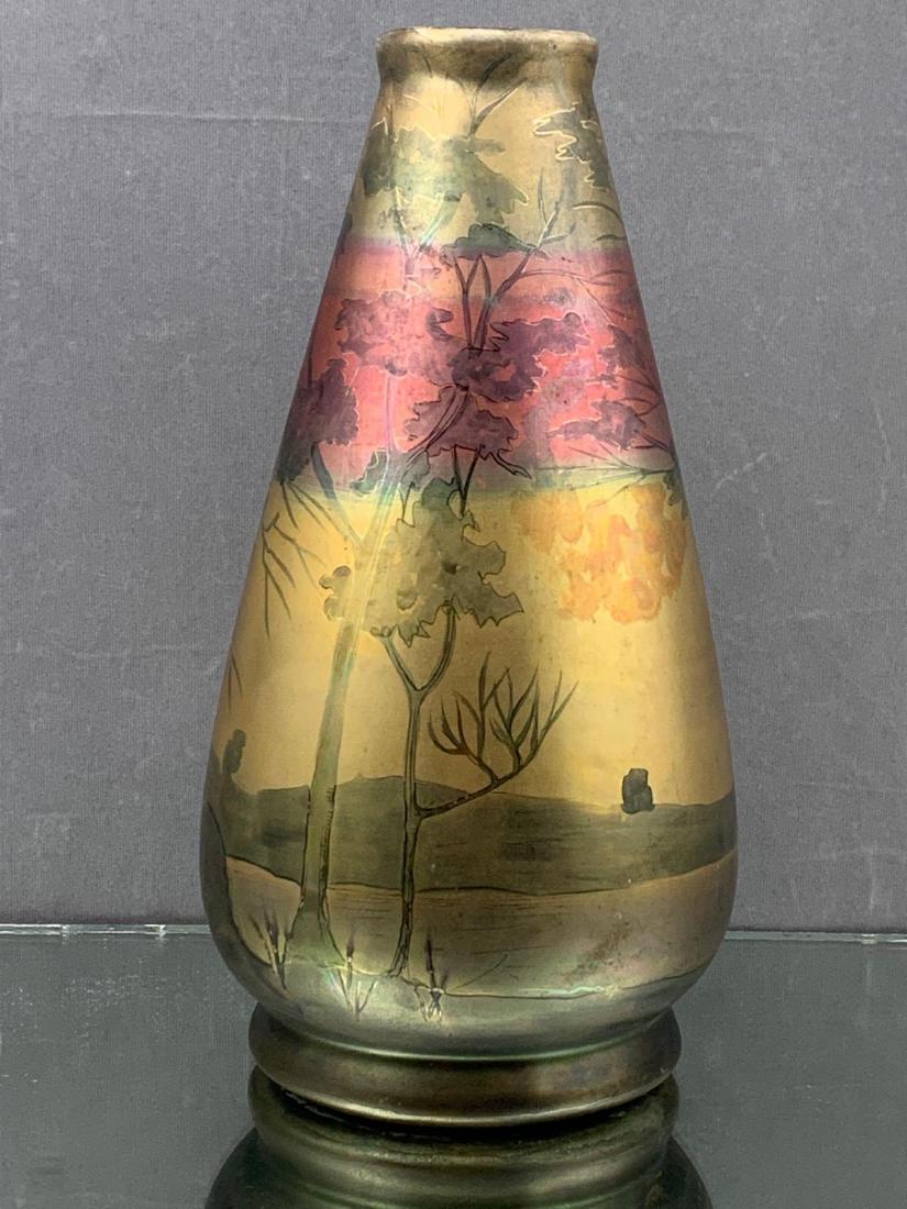 Weller Lasa Signed Iridescent Art Pottery Vase Jun 23, 2019 Clark's