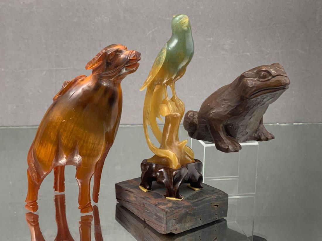 Three Asian hand carved pieces (1 of 13)