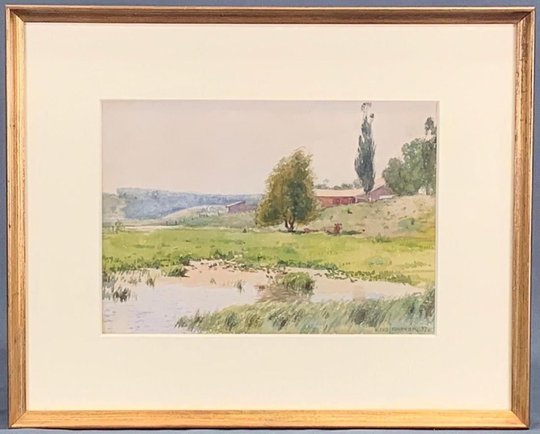 Alexis J. Fournier Watercolor Landscape (1 of 8)