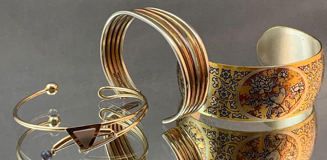 Three Mixed Metal Designer Bracelets (1 of 8)
