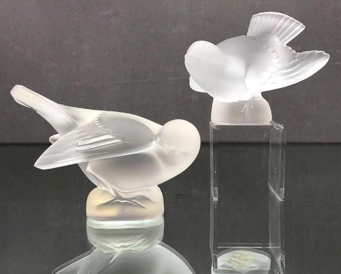 Pair of Lalique Crystal Birds (1 of 15)
