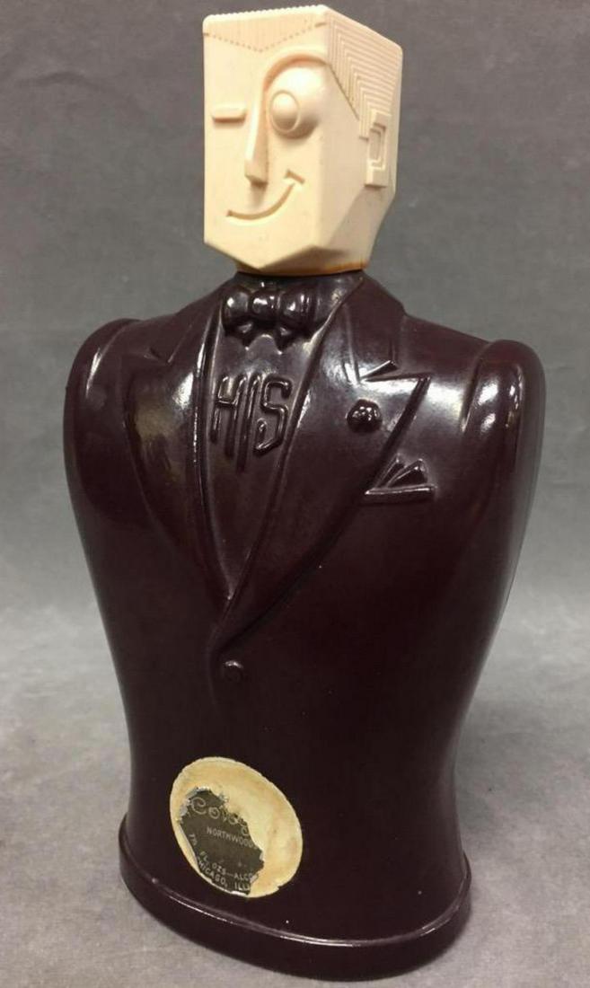Vintage 1940s Art Deco Cologne bottle of a Male Bust by (1 of 6)