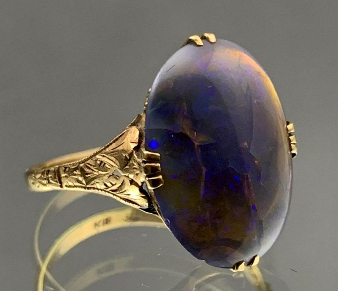 Antique 18k Gold & Opal Ring (1 of 8)