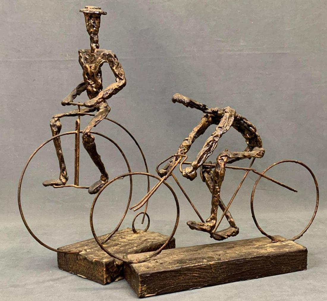 Pair Of Brutalist Mid Century Sculptures (1 of 12)