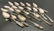 19 Sterling Silver Spoons, 348g