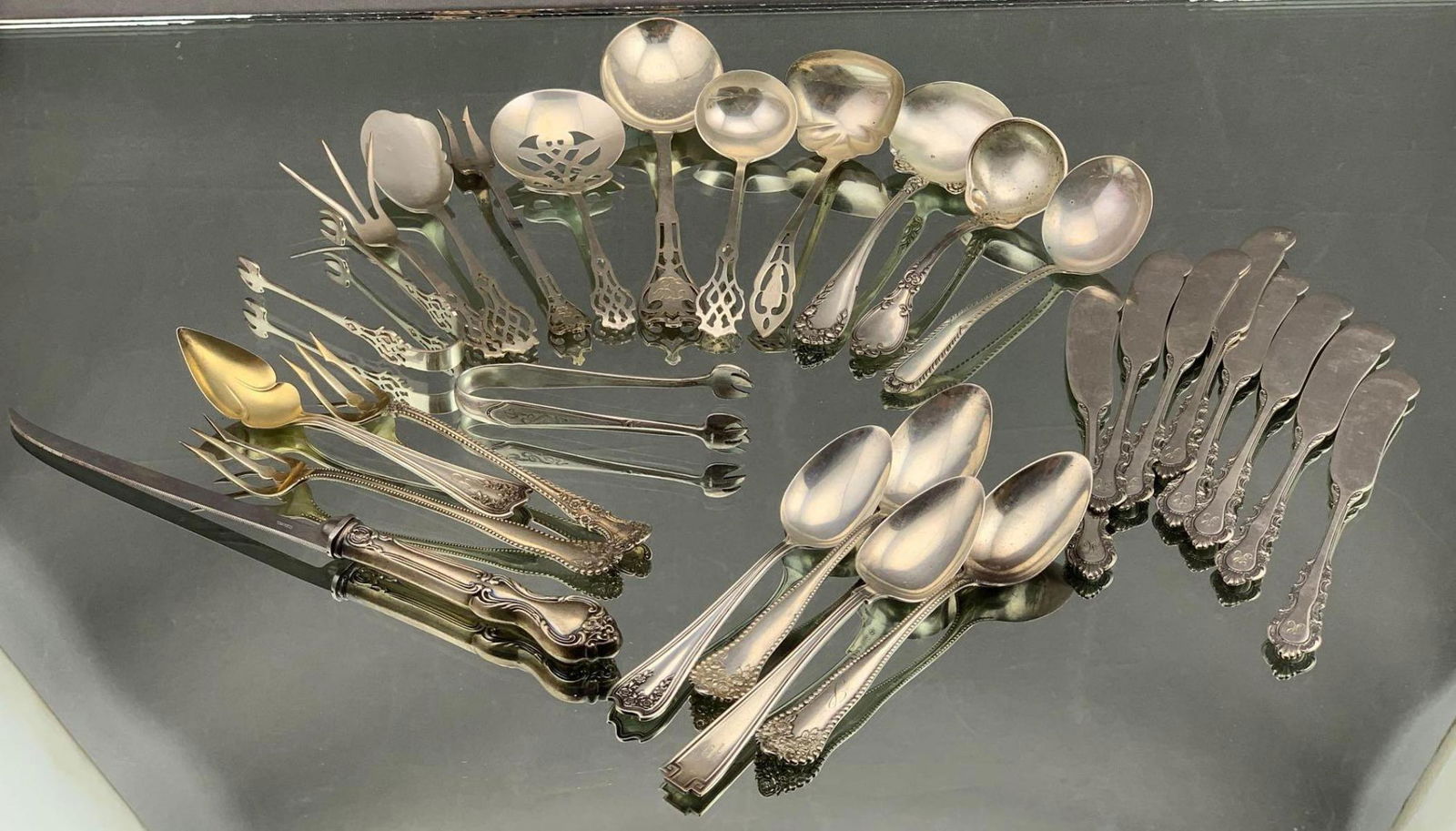 28 Pieces of Sterling Silver Flatware, 566g (1 of 10)