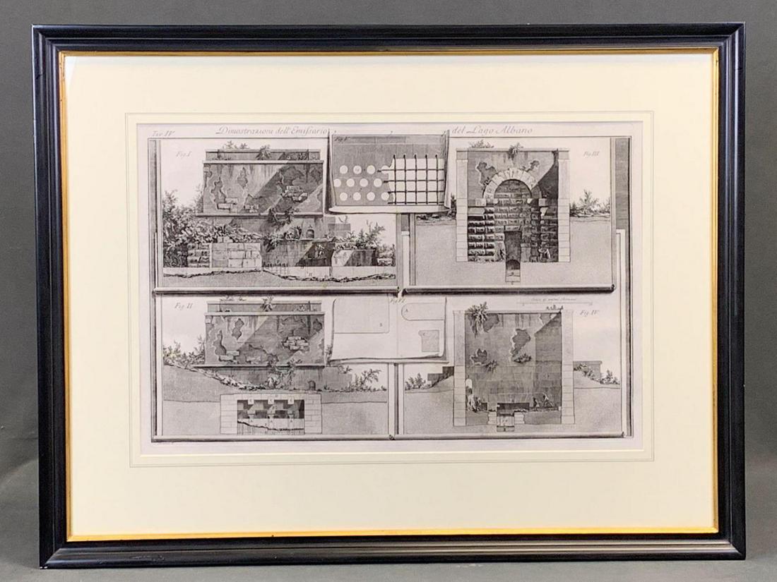 Piranes Etching, Plate IV From The Description And (1 of 9)