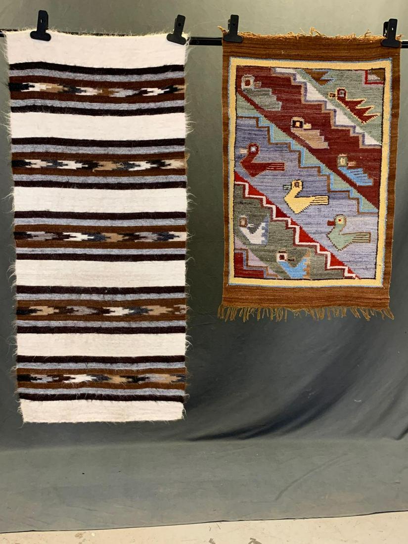 Two Vintage Central American Hand Woven Rugs (1 of 18)