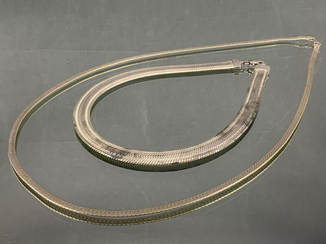 Two Substantial Sterling Silver Chains (1 of 8)