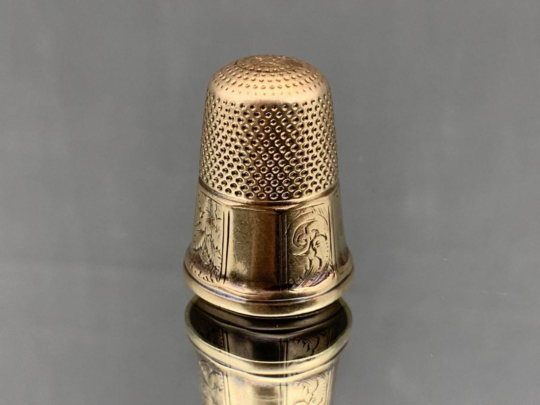 14k Gold Thimble, 4.3g (1 of 4)