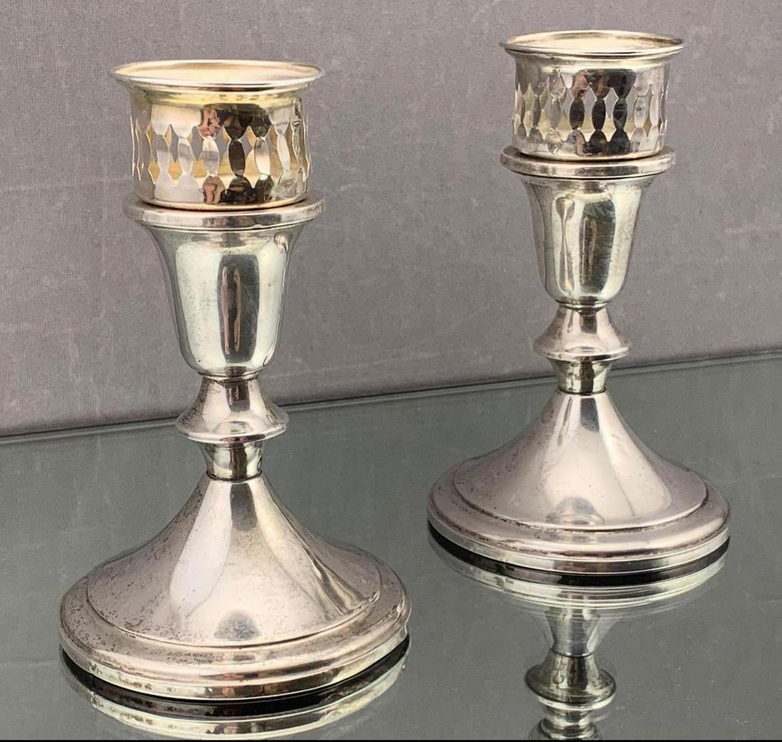 Pair of Towle Sterling Silver Candlesticks (1 of 6)