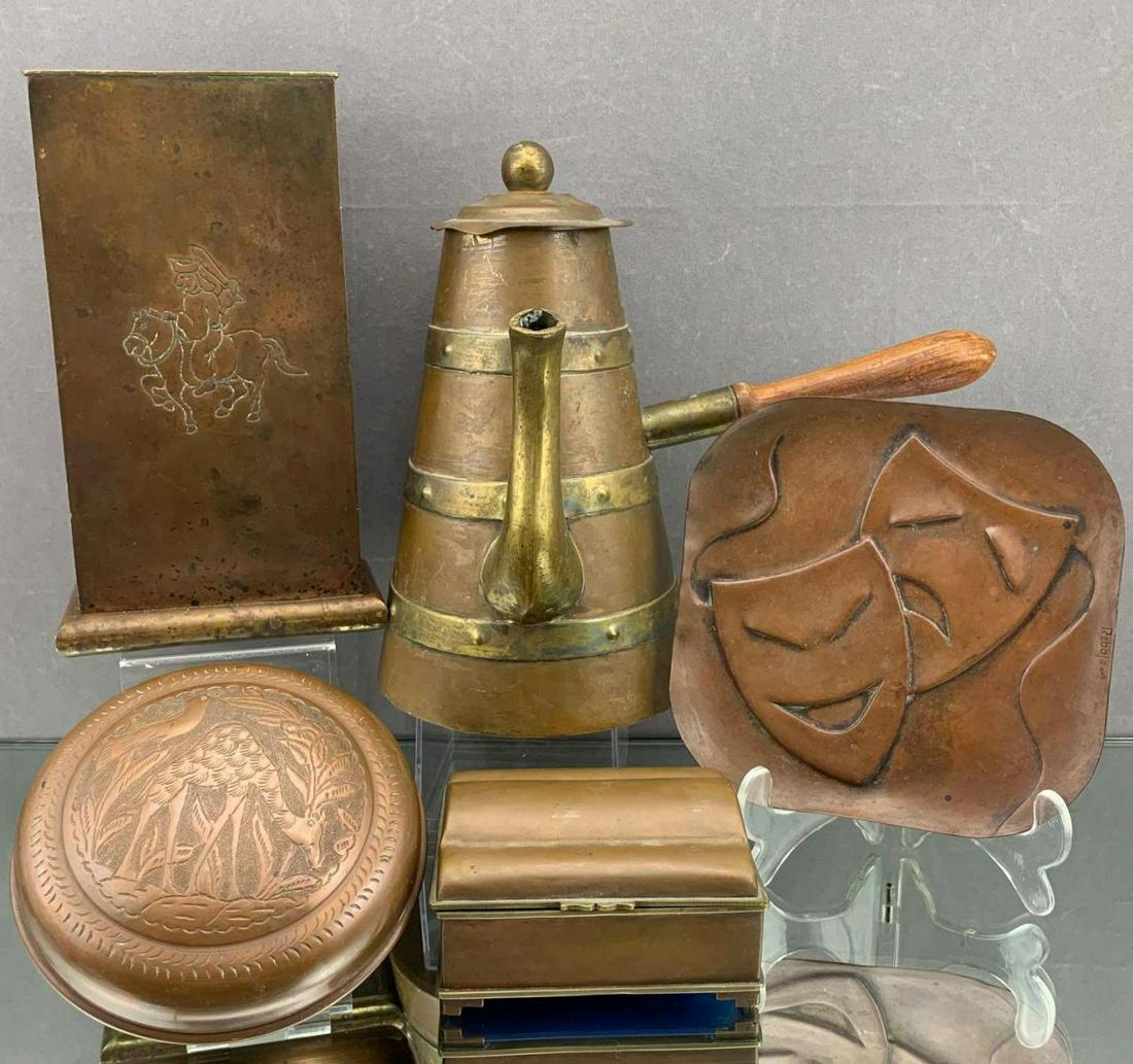 Vintage 5 Piece Art Copper Lot (1 of 20)