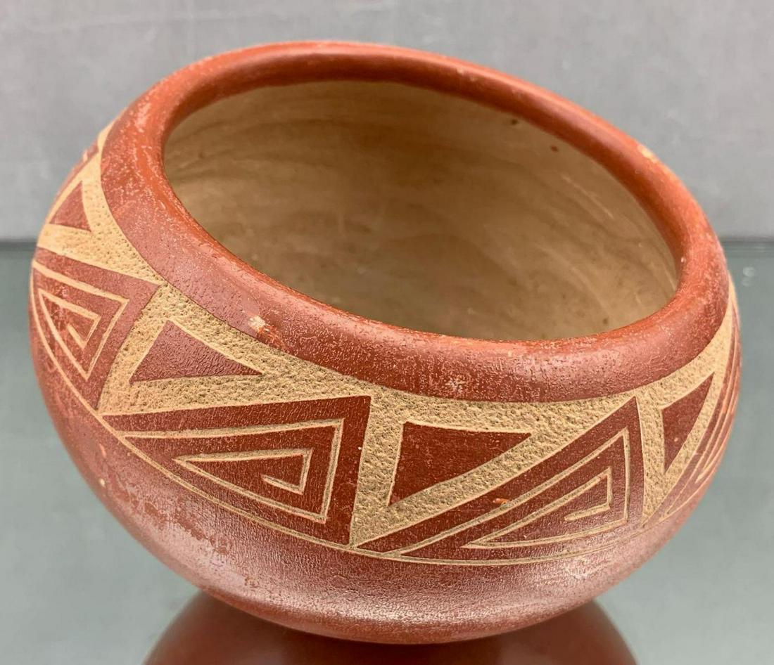 Tony Da (1940-2008) Ildefonso Pueblo Avanyu Water (1 of 5)