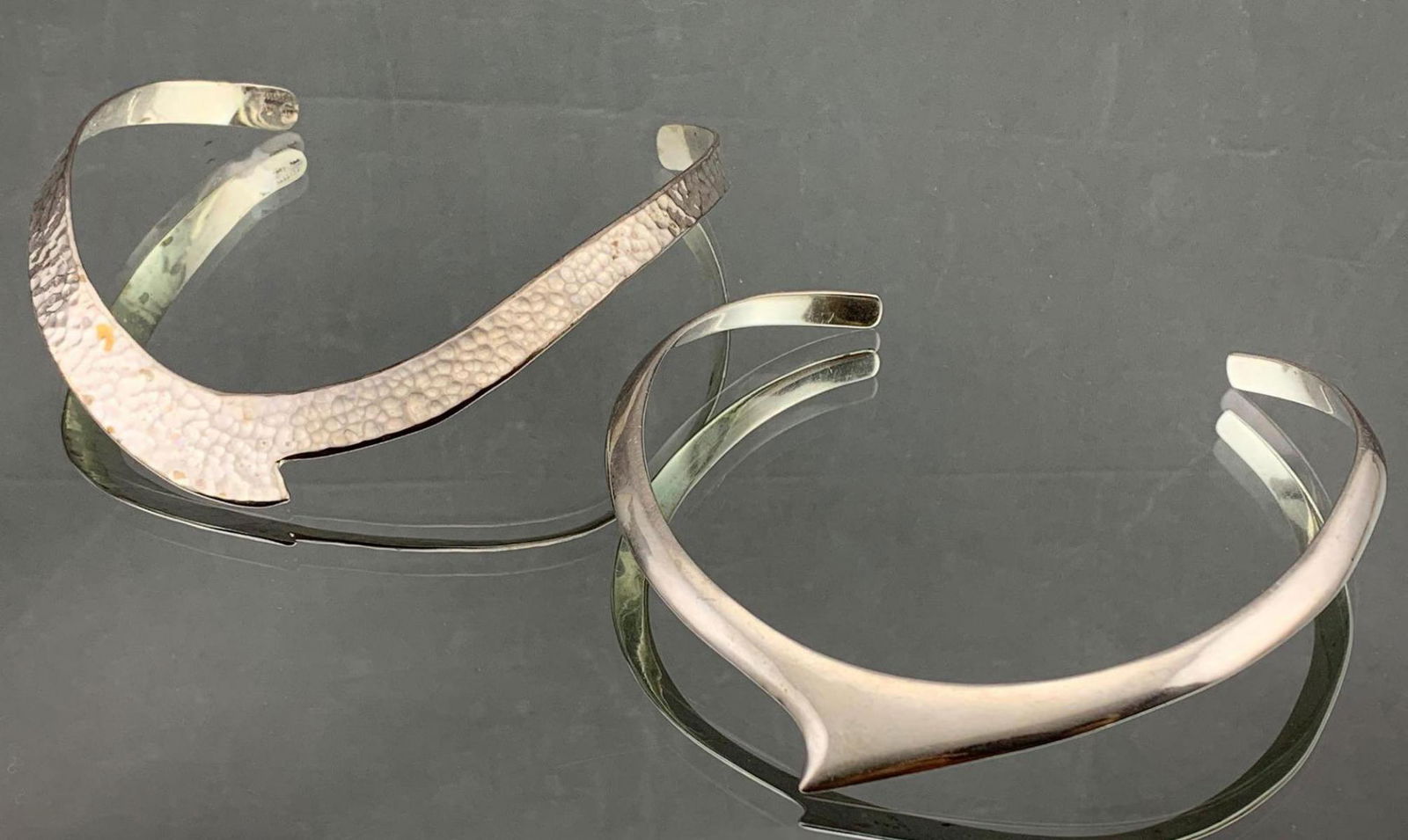 Two Sterling Silver Modernist Chokers (1 of 9)