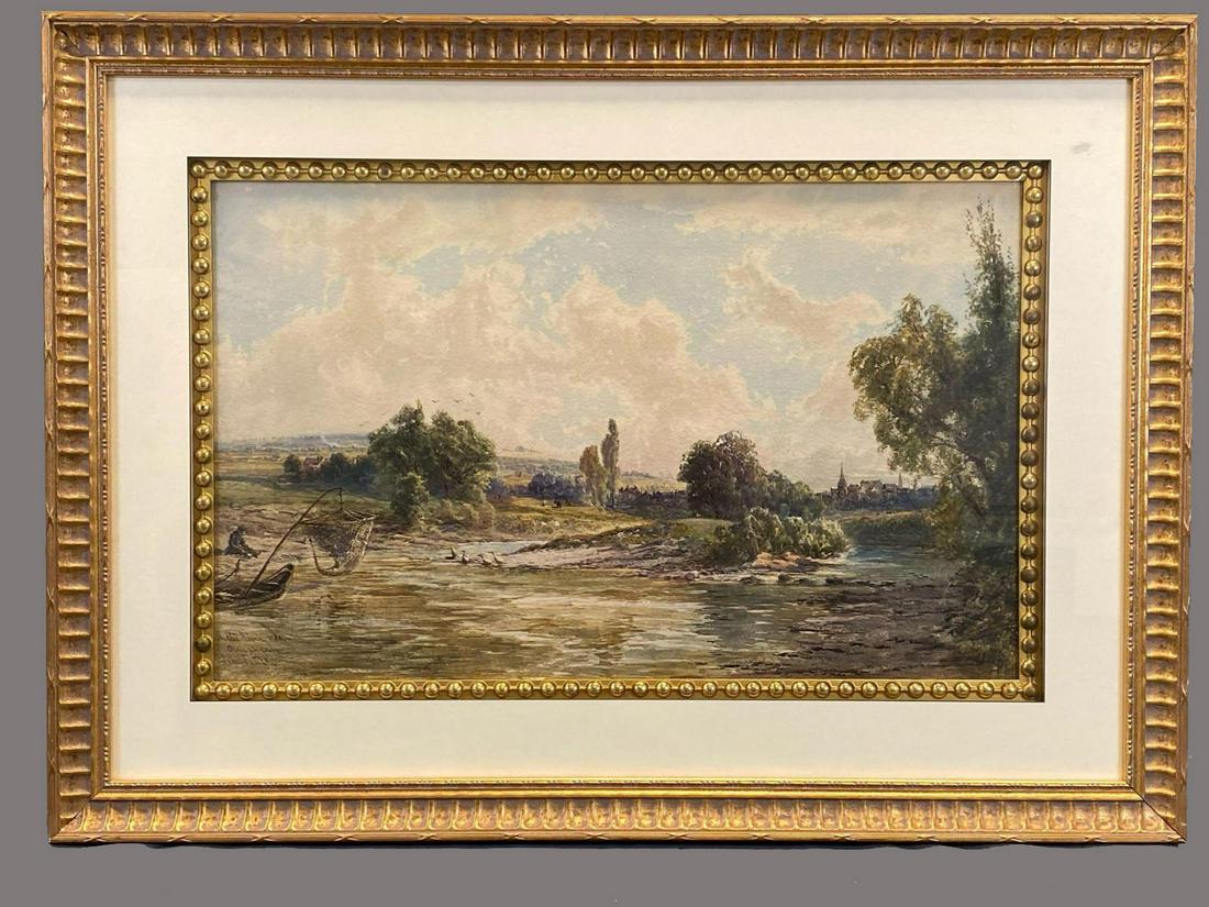 John Faulkner (Irish, 1835-1894) Watercolor (1 of 10)