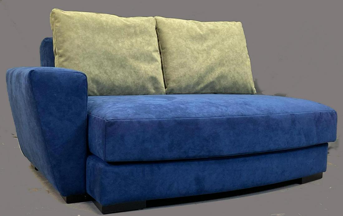 Roche Bobois French Moderne Velvet Sofa (1 of 7)