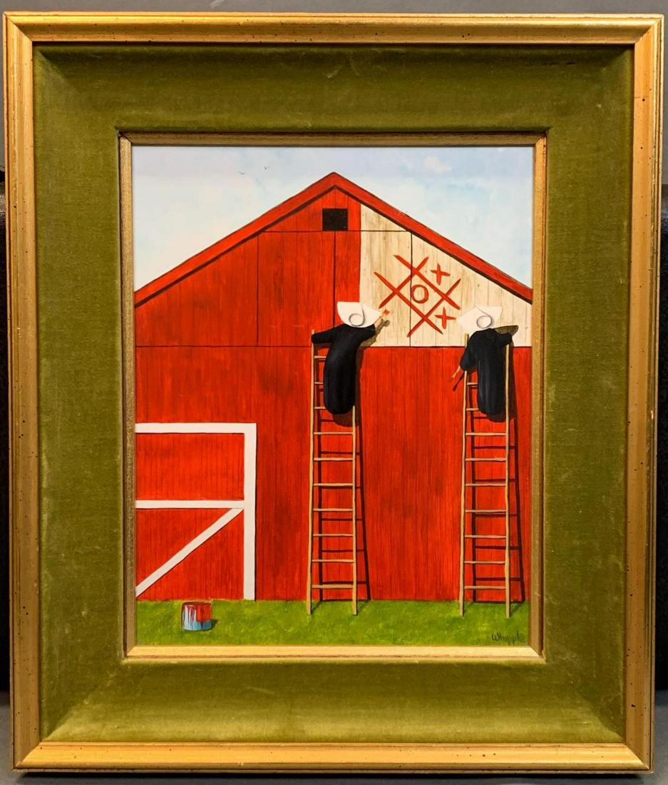 Frank Whipple, Whipple's Wimples, Acrylic on Board (1 of 7)