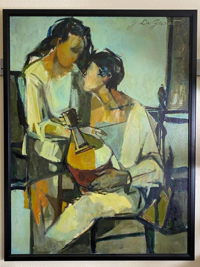 George De Groat (1917-1995) Chromatic Expressionism (1 of 10)