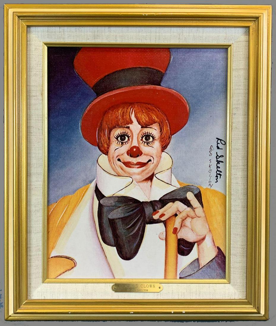Red Skelton Authorized Limited Edition Reproduction (1 of 5)
