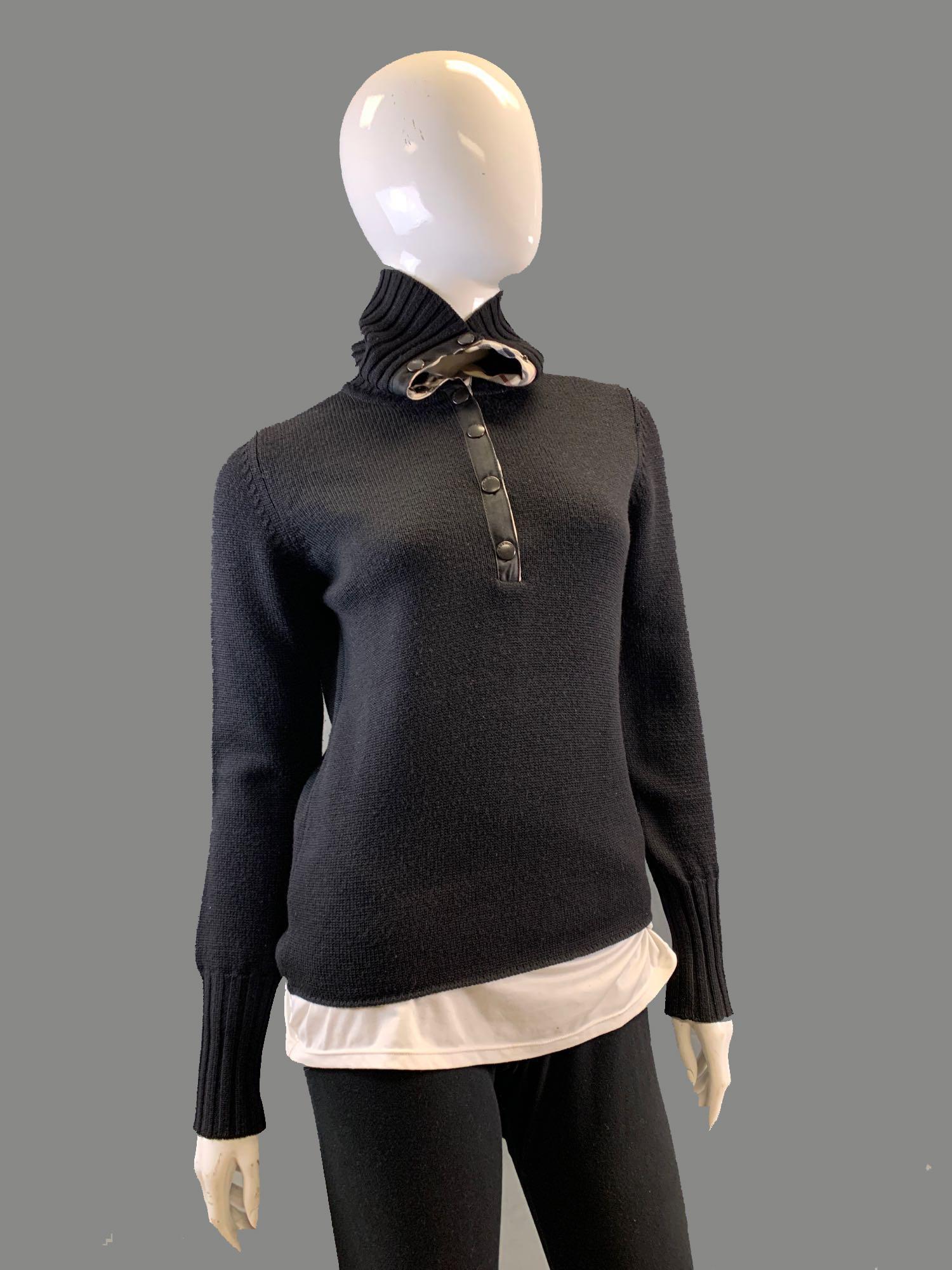 Burberry 100% Merino Wool Sweater, Made in Italy Size (1 of 7)