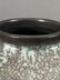 Mid Century Modern Glazed Blue And Black Ceramic Vase - 2
