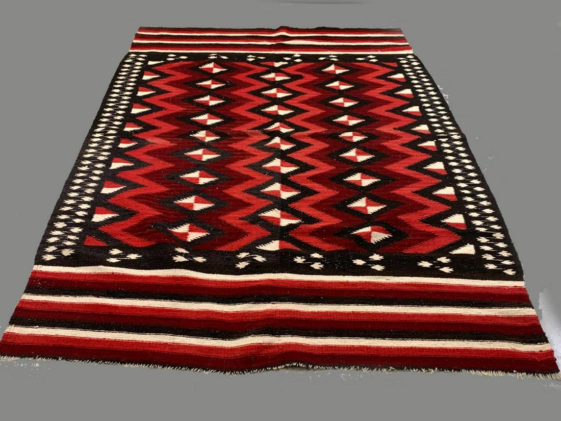 Pre 1935 South American Textile Blanket or Rug (1 of 20)