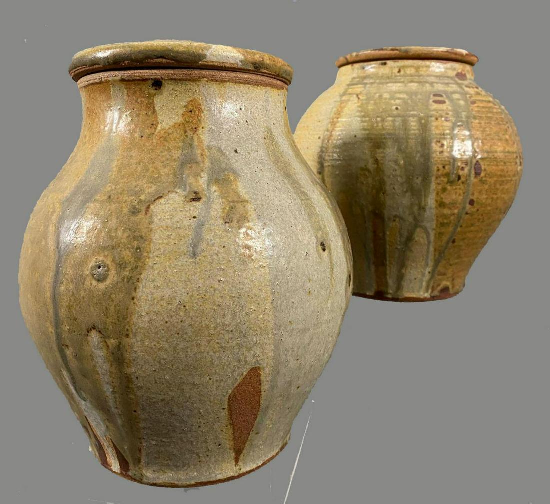Two Mid Century Modern Glazed Bill Creitz Ceramic (1 of 20)