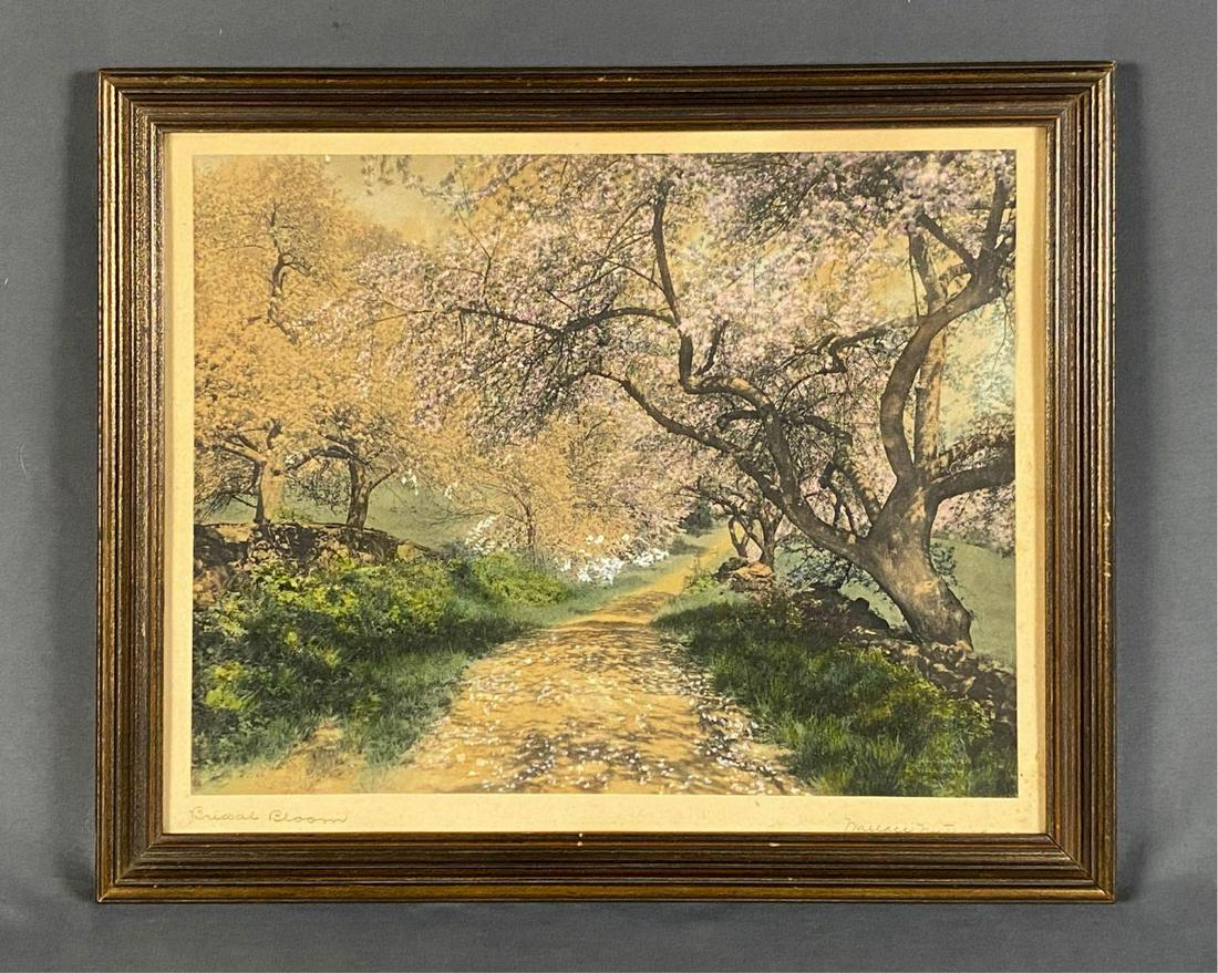 Bridal Bloom by Wallace Nutting, Artist Signed Print (1 of 8)