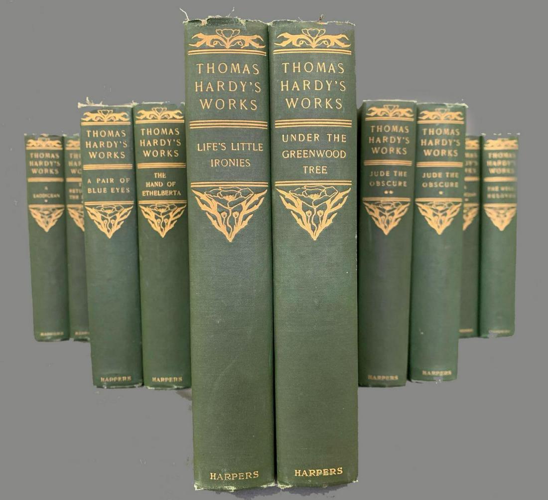 19 Volumes of Thomas Hardy Works From the 1800s. (1 of 19)