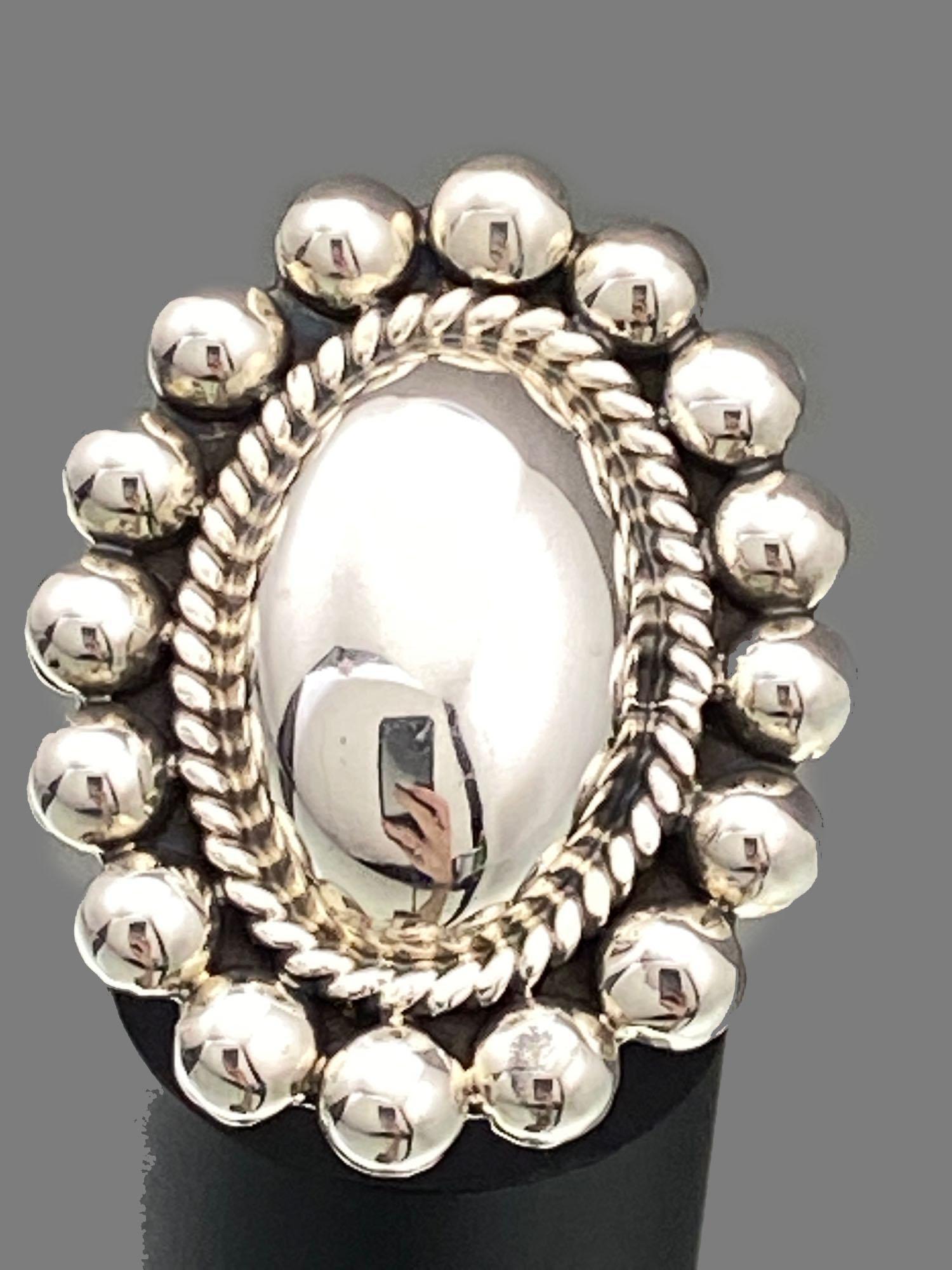 Vintage Mexican Sterling Silver Ring (1 of 8)